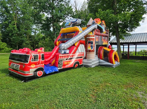 Fire Rescue Bouncer/Slide Combo from Fun on the Run!