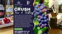 Harvest Crush Tour & Tasting at Grand River Cellars & Debonné Vineyards