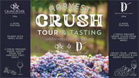 Harvest Crush Tour & Tasting at Grand River Cellars & Debonné Vineyards