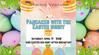 Pancakes with the Easter Bunny at Debonné Vineyards