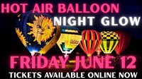 Hot Air Balloon Night Glow