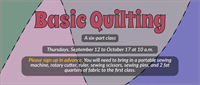 Basic Quilting ~ Madison Public Library