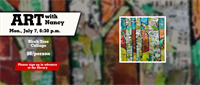 Birch Tree Collage: Art with Nancy