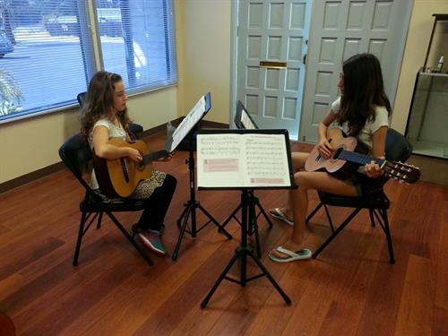 Students Playing Guitar!