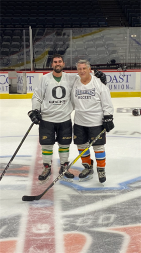 Me and son Nick at Pechanga Arena