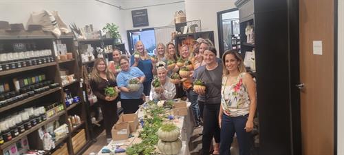 Pumpkin Succulents Workshop