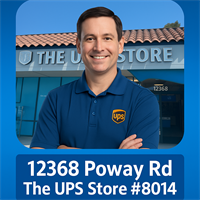 The New UPS Store 8014, Near CVS, Poway Town Center The New UPS Store 8014, Near CVS, Poway Town Center