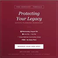 Free Estate Planning Workshop