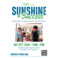 Poway Chamber of Commerce Announces 2026 “Sunshine & Success: Business Community Showcase