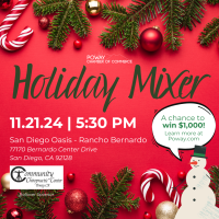 Join Us for the Poway Chamber’s Annual Holiday Mixer: A Night to Remember!