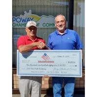 Poway Chamber Honors Poway Veterans Organization with Beneficiary Donation from Annual Mickey Cafagn