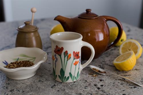 Teapot, Honey Pot, Teacup
