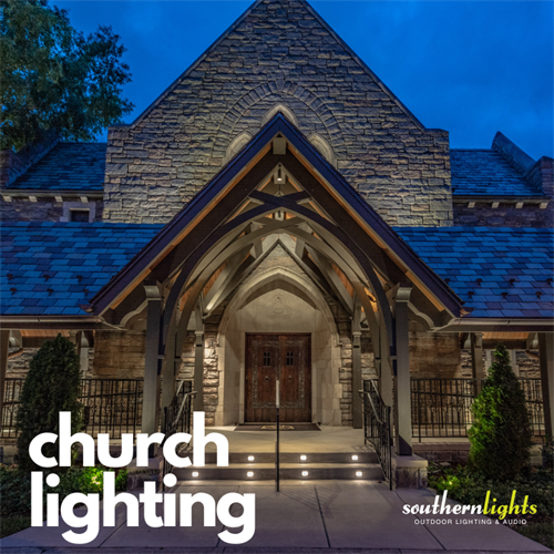 Church Lighting by Southern Lights on Smith Mountain Lake SML