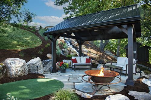 Fire + Water + Blooms - Watch it all come to life with landscape professionals.