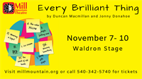 Every Brilliant Thing at Mill Mountain Theatre
