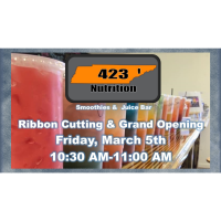 423 Nutrition Grand Opening & Ribbon Cutting