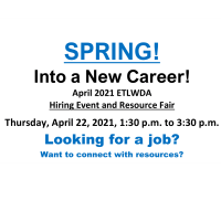 Spring Into A New Career! Online Job Fair
