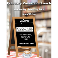 February 2025 Connection Lunch at Snowbird Mountain Coffee Co