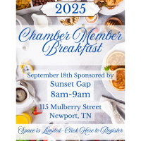 2025 September Member Breakfast Sponsored by Sunset Gap