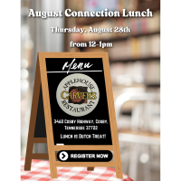 August 2025 Connection Lunch at Carver's Applehouse Restaurant