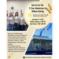 5 Year Anniversary and Ribbon Cutting for Healthstar Premier Medical