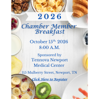 2026 October Member Breakfast Sponsored by Tennova Newport Medical Center