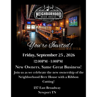 Ribbon Cutting for the Neighborhood Beer House