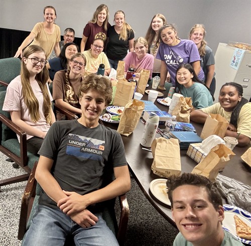Youth Mission Team from Indiana discussing the upcoming Youth Center at Empower