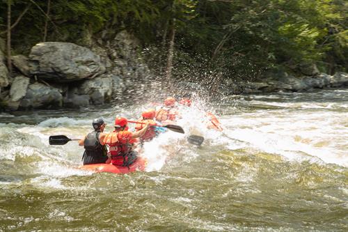 Come prepared to get wet!