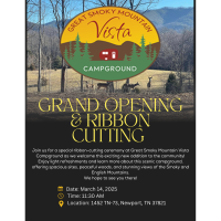 Ribbon Cutting for Great Smoky Mountain Vista Campground