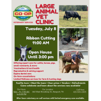 Smoky Mountain Farmers Co-Op Large Animal Vet Ribbon Cutting 