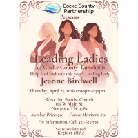 2026 Leading Ladies of Cocke County Luncheon 