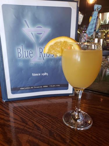 Mimosa drink special during brunch