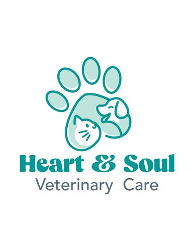 Heart & Soul Veterinary Care Vertical Logo