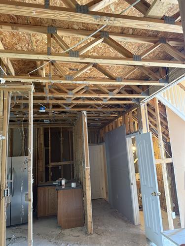 After demo and air dry in lithonia