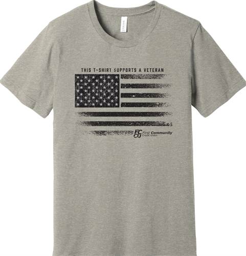 First Community Credit Union Veterans tees