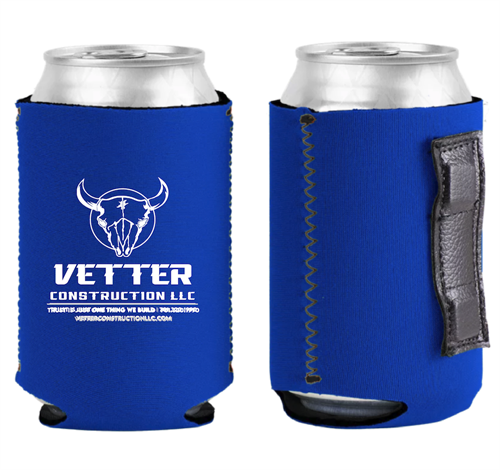 Vetter Construction magnetic can koozies