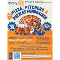 Pizza, Pitchers & Puzzles Fundraiser