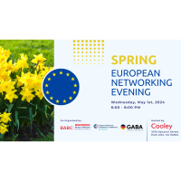 NOW ON SALE: 2024 Spring European Networking Evening (Hosted by Patron Member Cooley)