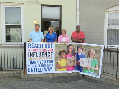 Team Fontana volunteering at the United Way in Somerville, NJ