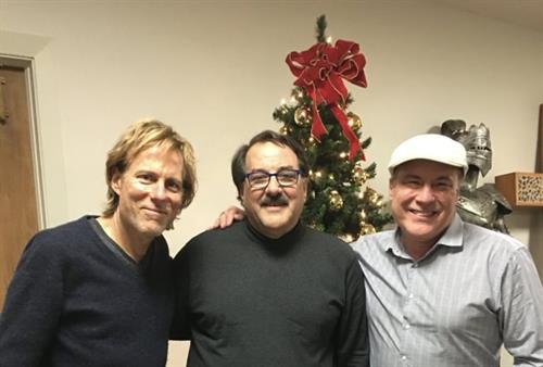 Rick with Peter adn Jim Mayer at the 2019 Charity Stars and Promises show Somerville, NJ 