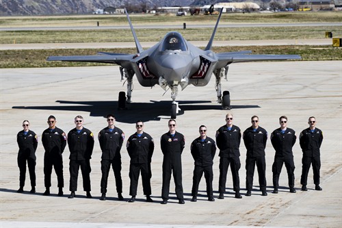  The F/35A Lightning II Demo Team 