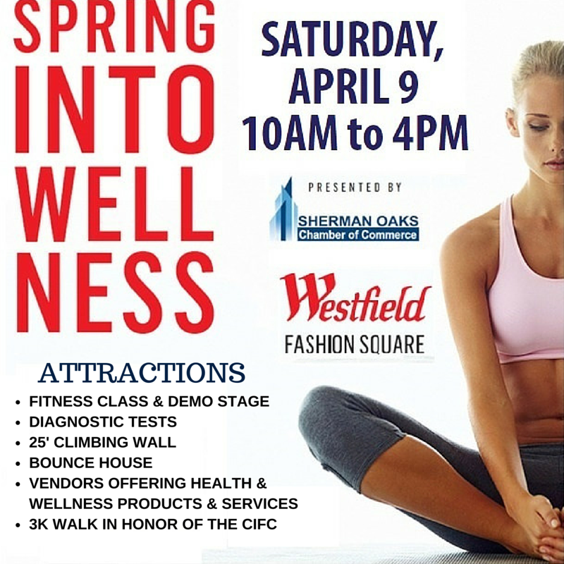 Image for The SOCC and Westfield Fashion Square Present the Spring Into Wellness Health Expo on 4/9