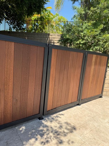 Wood Gate Installation