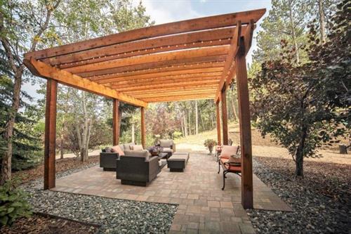 Gather on our serene mountain patio