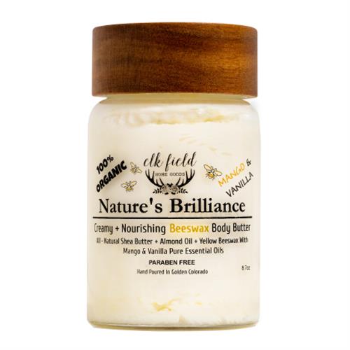 Nature's Brilliance Beeswax Body Butter - Mango & Vanilla