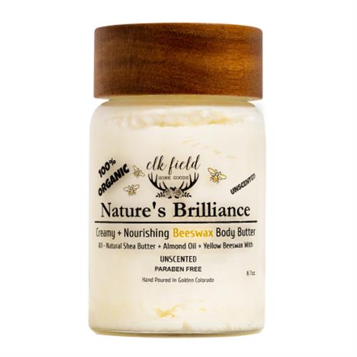 Nature's Brilliance Beeswax Body Butter - Unscented