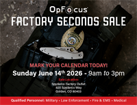 Spyderco OpFocus Factory Seconds Sale