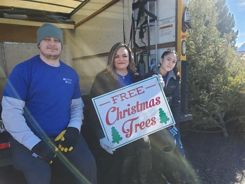 Dignity Tuesday Free trees and Turkey Boxes Give away Golden 2022