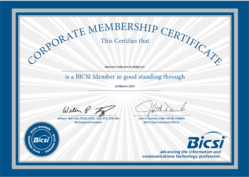 Demarc Telecom is a member of BISCI 